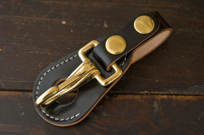 Belt Keyholder with Leather back